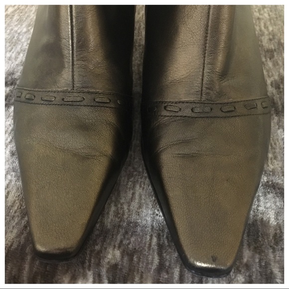 BANDOLINO Calista Mid-calf Leather Boot Bronze 8.5 - Picture 6 of 8